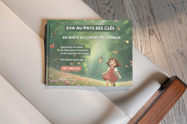 Couverture Livre d'éducation financière pour enfant